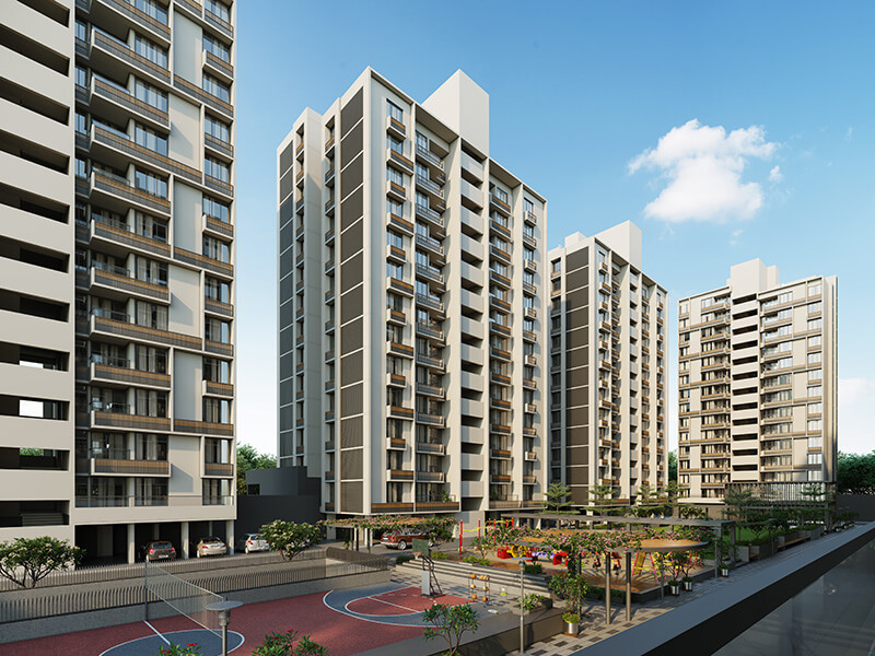 Play Area of 2 BHK Apartment at South Bopal