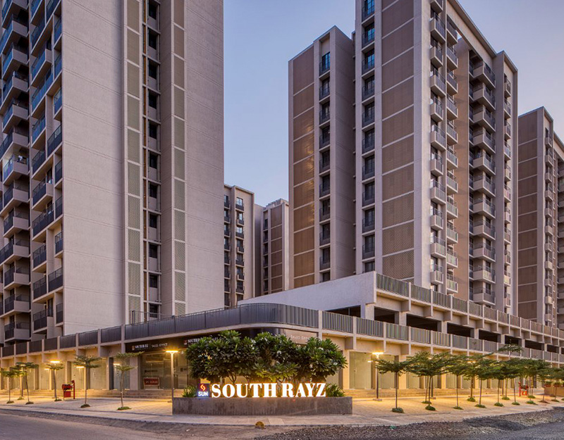 Sun SouthRayz Residential Projects in Ahmedabad