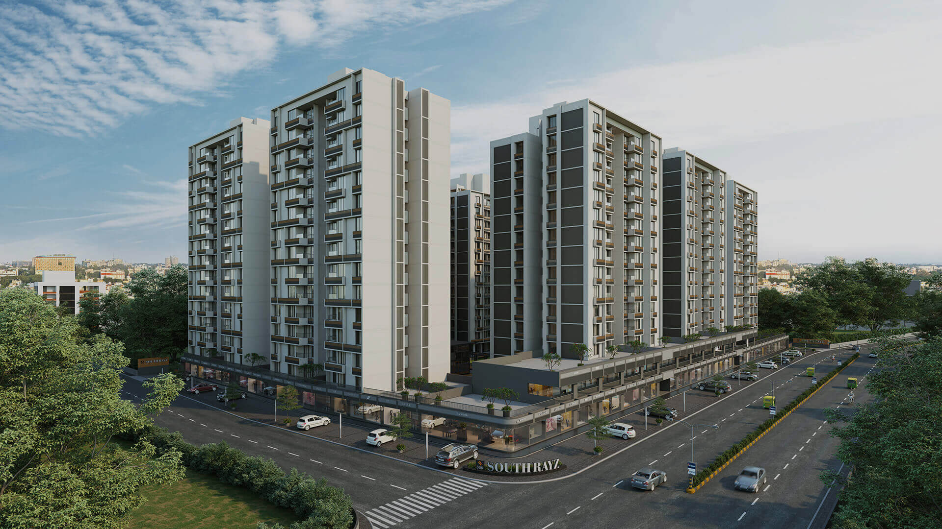 Sun South Rayz - Under construction projects in Ahmedabad
